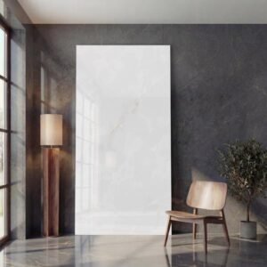 Large Format Endless Floor & Wall Tile 8 ft x 4 ft Colour Body Vitrified Glossy Finish - 9 mm